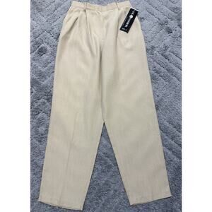 New Sag Harbor Woman's Size 12 Average Tan High Rise Dress Pants NWT